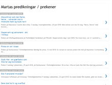 Tablet Screenshot of martaspredikningar.blogspot.com
