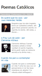 Mobile Screenshot of poemascatolicos.blogspot.com