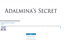 Tablet Screenshot of adalminassecret.blogspot.com