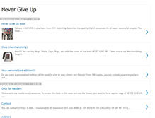 Tablet Screenshot of nevergiveupbook.blogspot.com