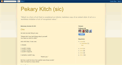 Desktop Screenshot of pekary-kitch.blogspot.com