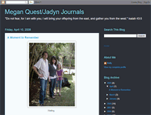Tablet Screenshot of meganquest.blogspot.com
