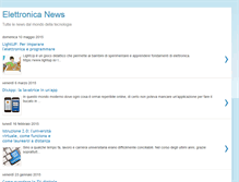 Tablet Screenshot of elettronicanews.blogspot.com