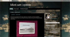 Desktop Screenshot of nattfallsidioti.blogspot.com