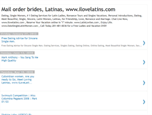 Tablet Screenshot of latina-mail-order-brides.blogspot.com