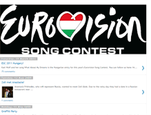 Tablet Screenshot of esc2009hungary.blogspot.com