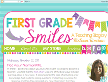 Tablet Screenshot of first-grade-smiles.blogspot.com