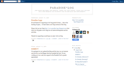 Desktop Screenshot of paradise-log.blogspot.com