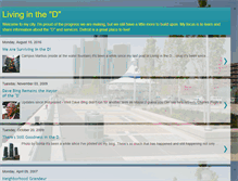 Tablet Screenshot of living-in-the-d.blogspot.com