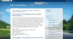 Desktop Screenshot of p2plivechannel.blogspot.com