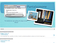 Tablet Screenshot of pantalaimoneandbooks.blogspot.com