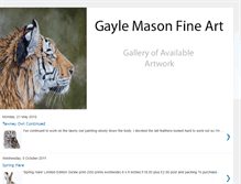 Tablet Screenshot of gaylemason.blogspot.com