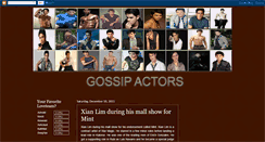 Desktop Screenshot of gossipactors.blogspot.com