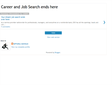 Tablet Screenshot of connecttojobs.blogspot.com