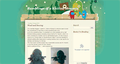 Desktop Screenshot of knittedmoomin.blogspot.com