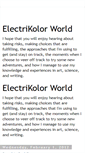 Mobile Screenshot of electrikolor.blogspot.com