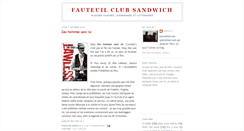 Desktop Screenshot of fauteuilclubsandwich.blogspot.com