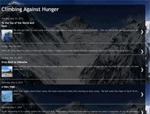 Tablet Screenshot of climbingagainsthunger.blogspot.com