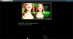 Desktop Screenshot of kate-winslet-bio.blogspot.com