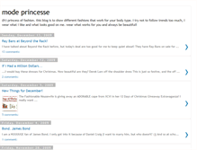 Tablet Screenshot of modeprincesse.blogspot.com