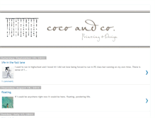 Tablet Screenshot of iheartcocoandco.blogspot.com