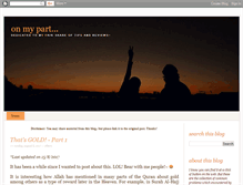 Tablet Screenshot of onmypartchildpage1.blogspot.com