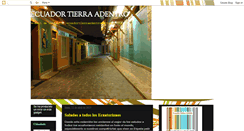 Desktop Screenshot of ecuadortierraadentro.blogspot.com