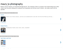 Tablet Screenshot of mauryjophotography.blogspot.com