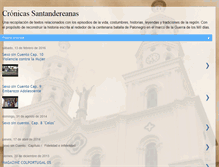 Tablet Screenshot of cronicassantandereanas.blogspot.com