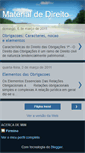 Mobile Screenshot of mundodedireito.blogspot.com