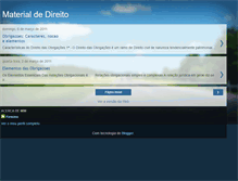 Tablet Screenshot of mundodedireito.blogspot.com