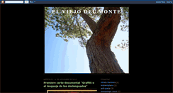 Desktop Screenshot of elviejodelmonte.blogspot.com