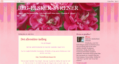 Desktop Screenshot of jeg-elsker-syrener.blogspot.com