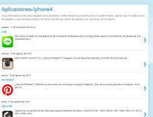 Tablet Screenshot of aplicaciones-iphone4.blogspot.com