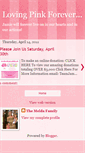 Mobile Screenshot of lovingpinkforever.blogspot.com