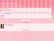 Tablet Screenshot of lovingpinkforever.blogspot.com