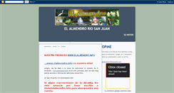 Desktop Screenshot of elalmendro.blogspot.com