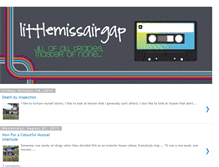 Tablet Screenshot of littlemissairgap.blogspot.com