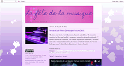 Desktop Screenshot of lafetedelamusique.blogspot.com