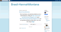 Desktop Screenshot of brasil-hannahmontana.blogspot.com