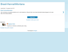 Tablet Screenshot of brasil-hannahmontana.blogspot.com