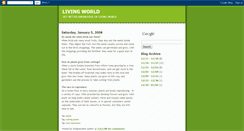 Desktop Screenshot of living-world-knowledge.blogspot.com