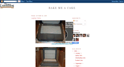Desktop Screenshot of 1bakemeacake.blogspot.com