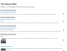 Tablet Screenshot of novelwife.blogspot.com
