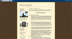 Desktop Screenshot of manassaschurch.blogspot.com