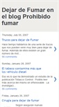 Mobile Screenshot of prohibidofumarblog.blogspot.com