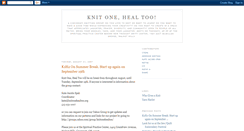 Desktop Screenshot of knitonehealtoo.blogspot.com