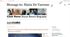 Desktop Screenshot of mariadevarenne.blogspot.com