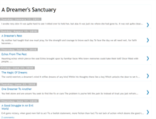 Tablet Screenshot of c-huds-adreamerssanctuary.blogspot.com