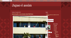 Desktop Screenshot of japao-eh-assim.blogspot.com